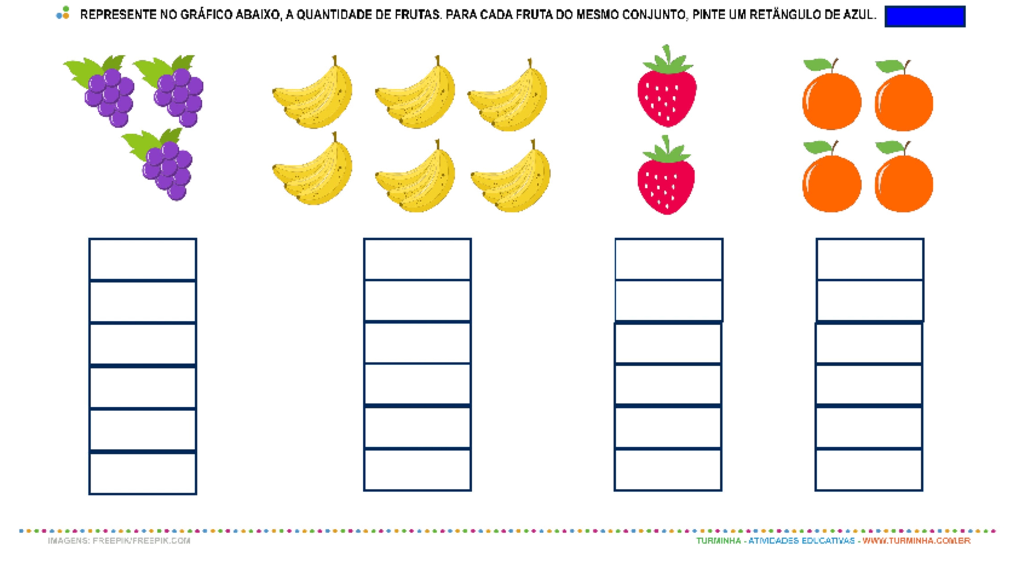 Salada De Fruta – Números E Quantidade - Atividade Educativa Para Pré ...