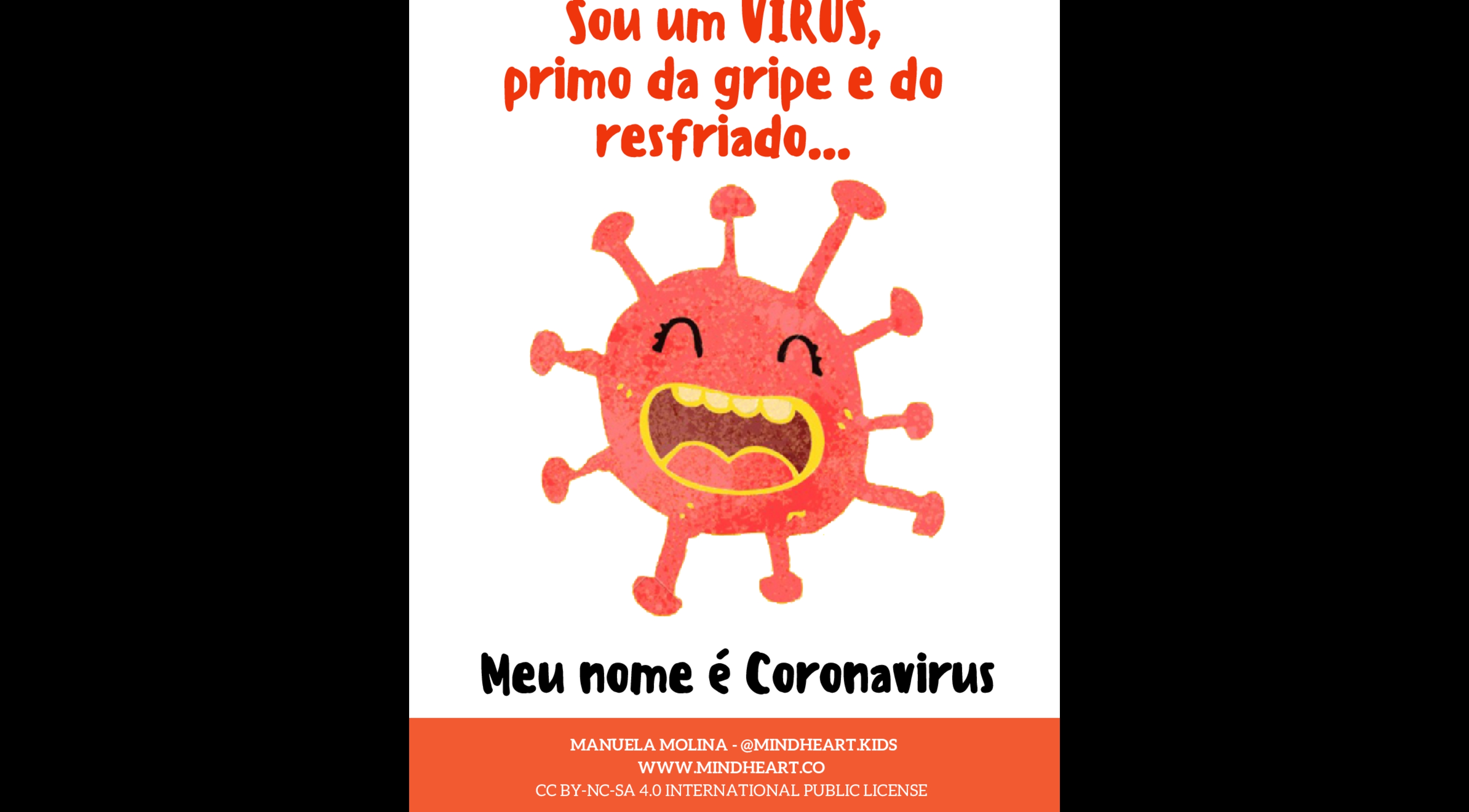 Coronavírus - Cartilha Explicativa - atividade educativa para Pré-Escola (4 e 5 anos)