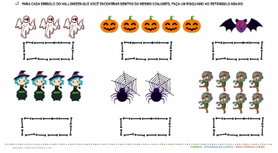 Halloween – Números e Quantidade